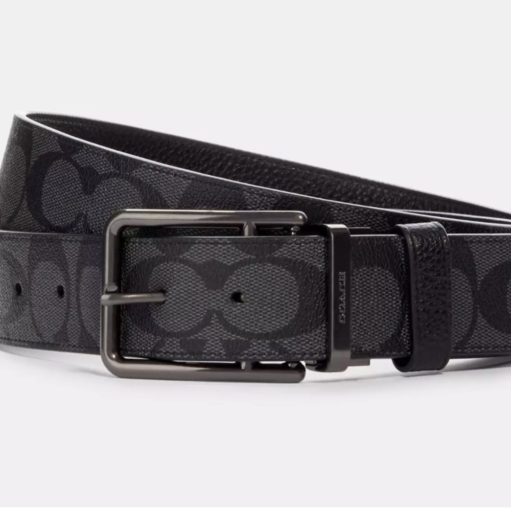 New Men’s Coach Leather Belt